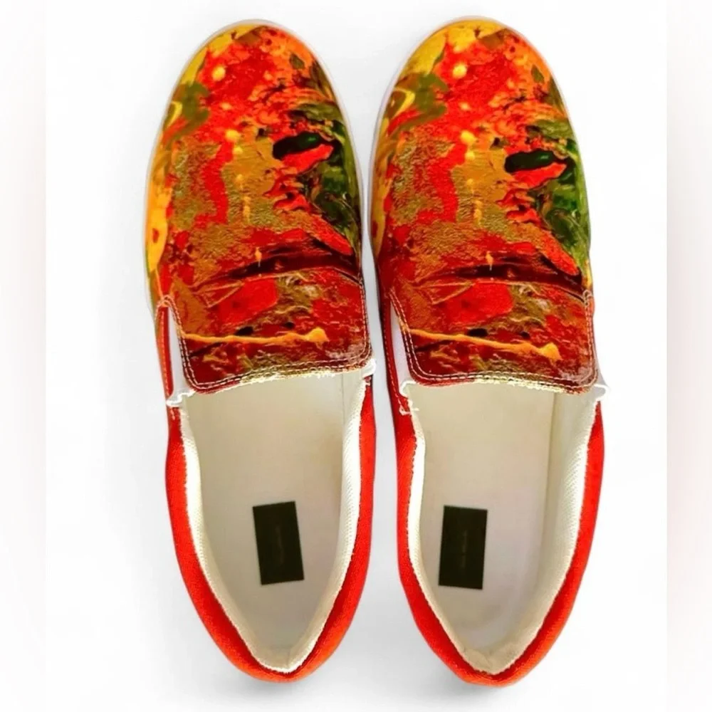 Custom Made Slip-On Canvas Sneakers by Denise Antoinette - Picture 4 of 5